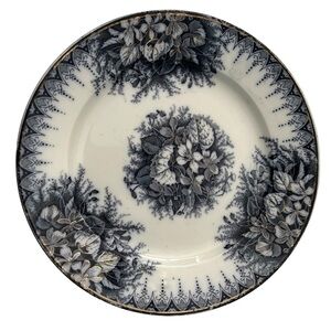 Flow Blue Violette K&G Luneville France Plates (set of 4)